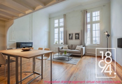 Appartement de 42m2 carrez + mezzanine de 11m2, quartier Prêcheurs à Aix en Provence